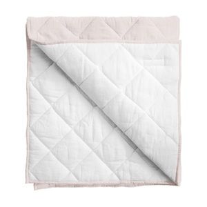 Louelle Quilted Linen Play Mat Blossom Pink